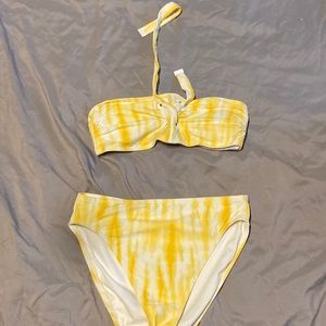 Michael kors yellow bikini used but perfect condition